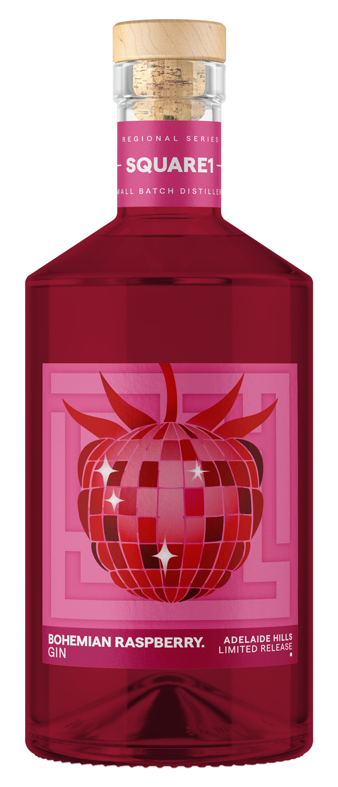 Bohemian Raspberry Gin Bottle